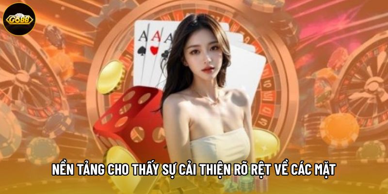 Nền tảng cho thấy sự cải thiện rõ rệt về các mặt Nền tảng cho thấy sự cải thiện rõ rệt về các mặt